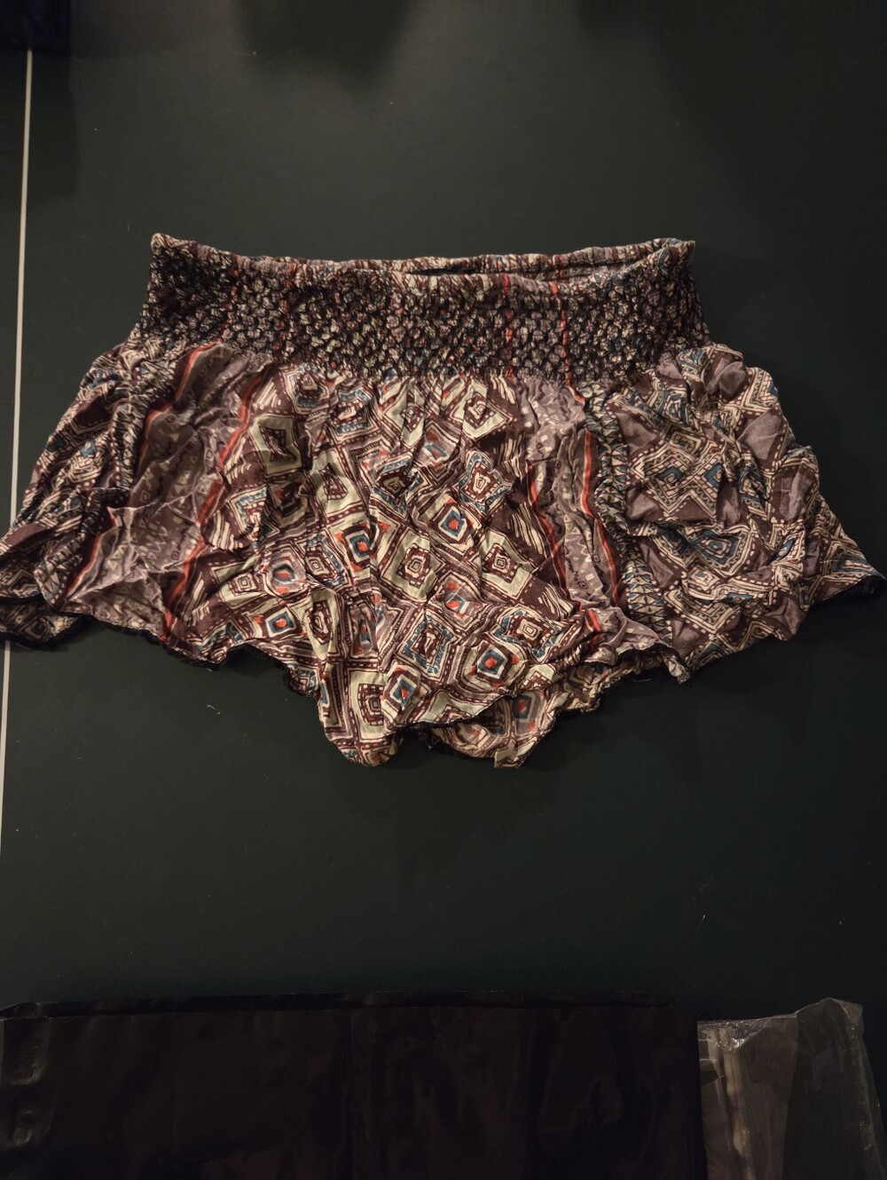 Angie Multicolor Patterned Shorts